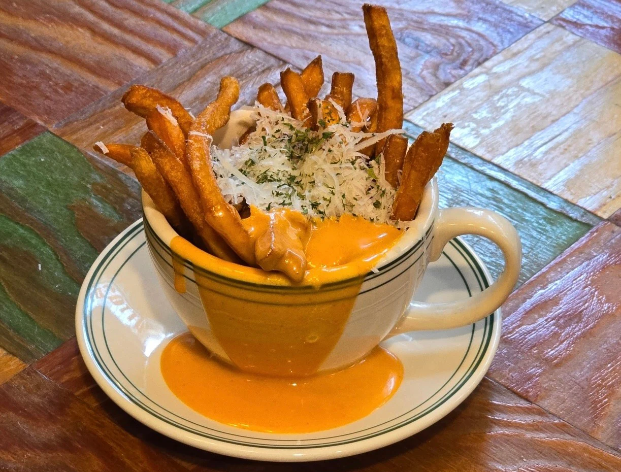 Hey George Fried Sweet Potato with Chili Mayo