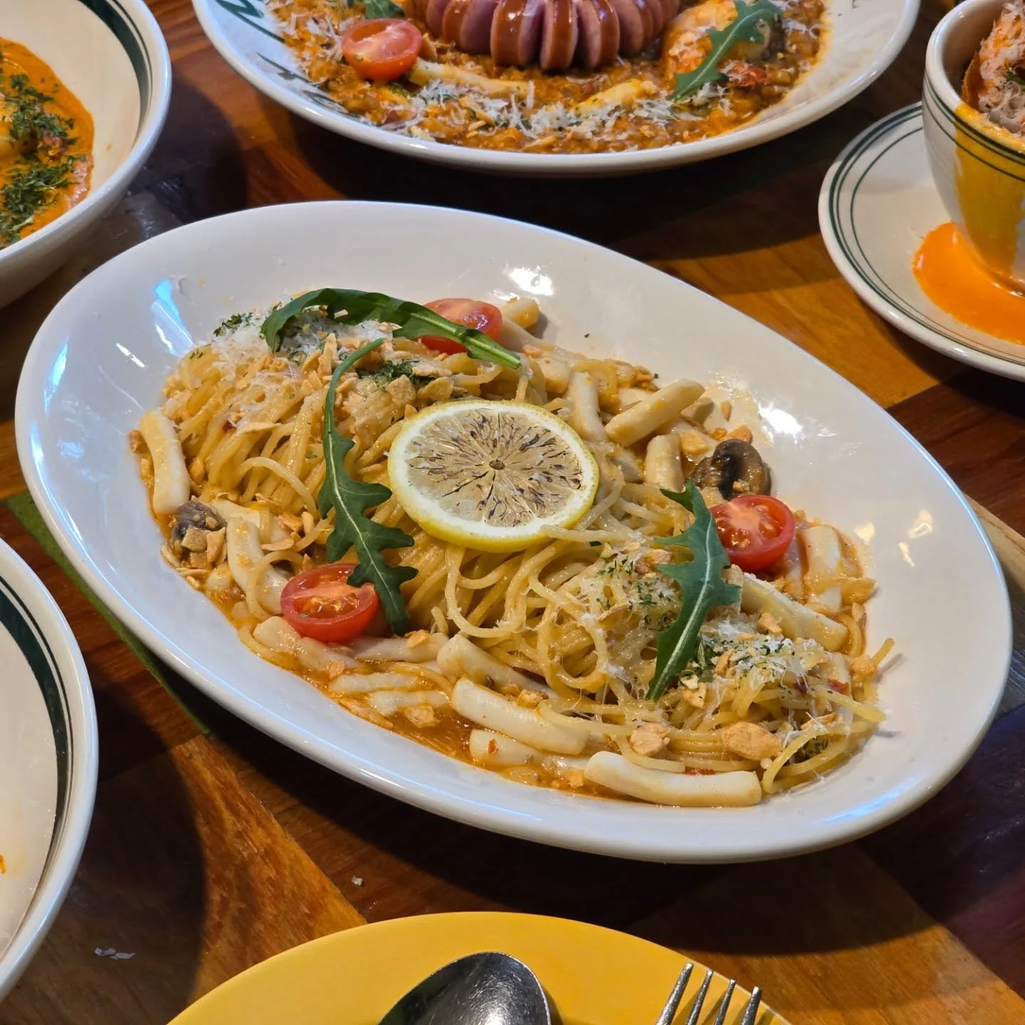Hey George Garlic Squid Aglio e Olio