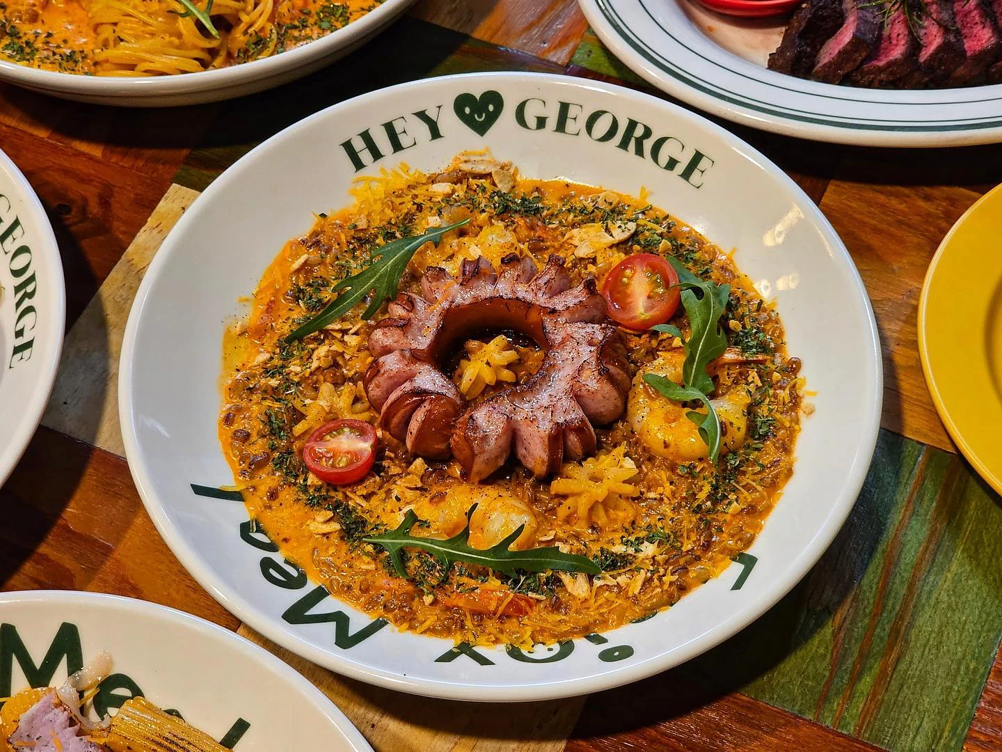 Hey George Jambalaya Rose Risotto